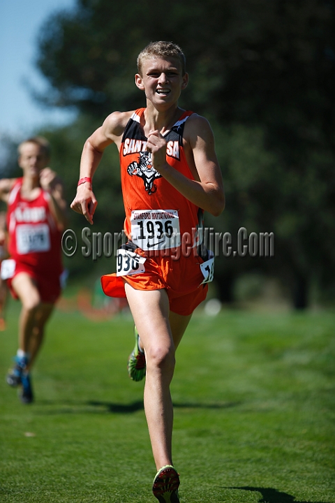 2014StanfordD2Boys-176.JPG - D2 boys race at the Stanford Invitational, September 27, Stanford Golf Course, Stanford, California.